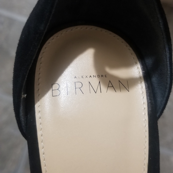 Alexandre Birman Clarita rabbit fur blue sandals - Picture 2 of 15